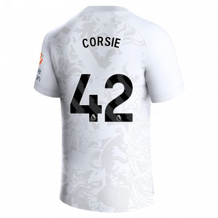 Kandiny Bambino Maglia Rachel Corsie #42 Bianco Kit Gara Away 2023/24 Maglietta