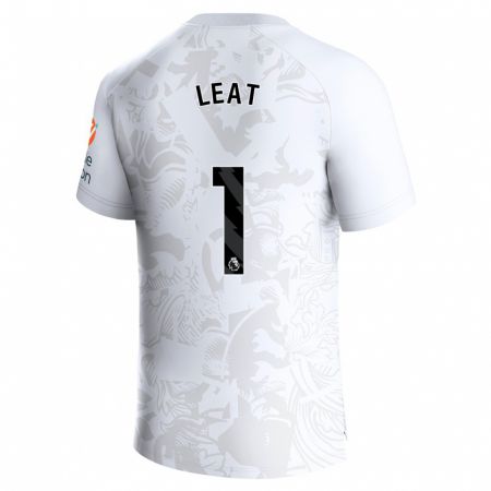 Kandiny Bambino Maglia Anna Leat #1 Bianco Kit Gara Away 2023/24 Maglietta