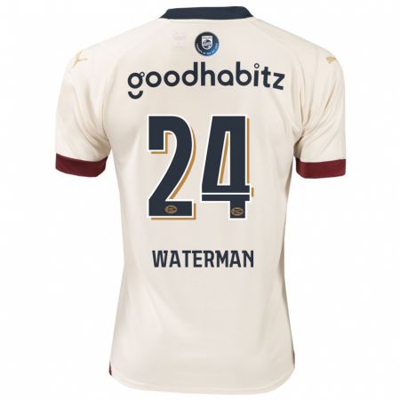 Kandiny Bambino Maglia Boy Waterman #24 Bianco Blu Kit Gara Away 2023/24 Maglietta