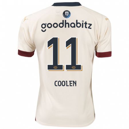 Kandiny Kinder Nadia Coolen #11 Cremefarben Auswärtstrikot Trikot 2023/24 T-Shirt Österreich