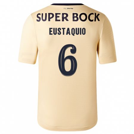 Kandiny Kinderen Stephen Eustaquio #6 Beige-Gouden Uitshirt Uittenue 2023/24 T-Shirt België