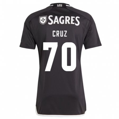 Kandiny Kinderen Filipe Cruz #70 Zwart Uitshirt Uittenue 2023/24 T-Shirt België