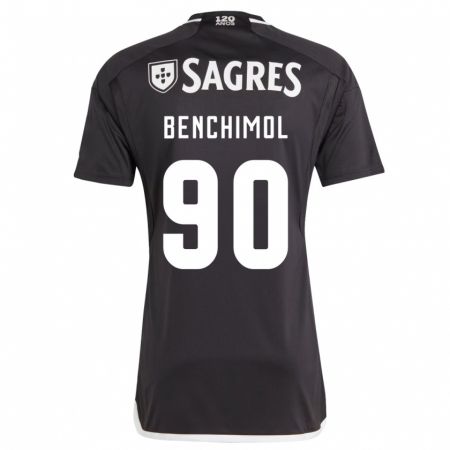 Kandiny Kinder Benchimol #90 Schwarz Auswärtstrikot Trikot 2023/24 T-Shirt Österreich