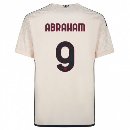 Kandiny Bambino Maglia Tammy Abraham #9 Bianco Blu Kit Gara Away 2023/24 Maglietta