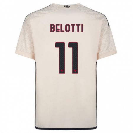 Kandiny Kinder Andrea Belotti #11 Cremefarben Auswärtstrikot Trikot 2023/24 T-Shirt Österreich