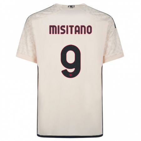 Kandiny Kinder Giulio Misitano #9 Cremefarben Auswärtstrikot Trikot 2023/24 T-Shirt Österreich