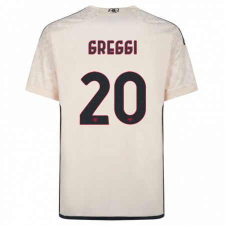 Kandiny Kinder Giada Greggi #20 Cremefarben Auswärtstrikot Trikot 2023/24 T-Shirt Österreich