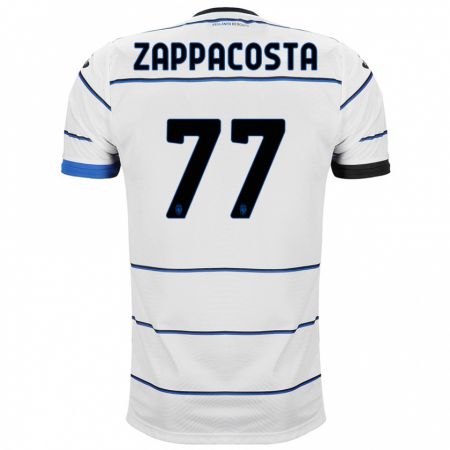 Kandiny Bambino Maglia Davide Zappacosta #77 Bianco Kit Gara Away 2023/24 Maglietta