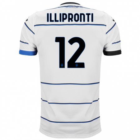 Kandiny Bambino Maglia Filippo Illipronti #12 Bianco Kit Gara Away 2023/24 Maglietta