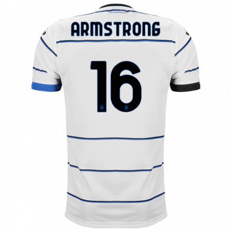 Kandiny Bambino Maglia Daniel Armstrong #16 Bianco Kit Gara Away 2023/24 Maglietta