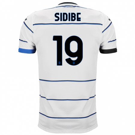 Kandiny Bambino Maglia Alassane Sidibe #19 Bianco Kit Gara Away 2023/24 Maglietta