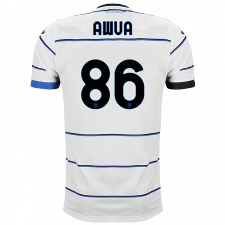 Kandiny Bambino Maglia Theophilus Awua #86 Bianco Kit Gara Away 2023/24 Maglietta