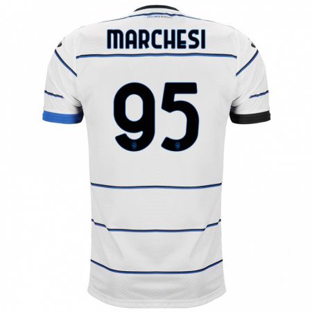 Kandiny Bambino Maglia Silvia Marchesi #95 Bianco Kit Gara Away 2023/24 Maglietta