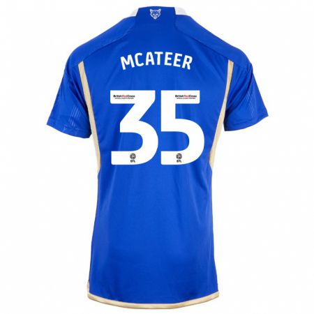 Kandiny Heren Kasey Mcateer #35 Koningsblauw Thuisshirt Thuistenue 2023/24 T-Shirt België