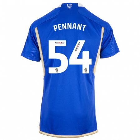 Kandiny Uomo Maglia Kian Pennant #54 Blu Reale Kit Gara Home 2023/24 Maglietta