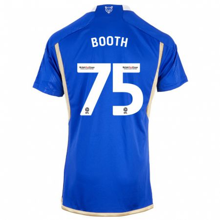 Kandiny Heren Zach Booth #75 Koningsblauw Thuisshirt Thuistenue 2023/24 T-Shirt België