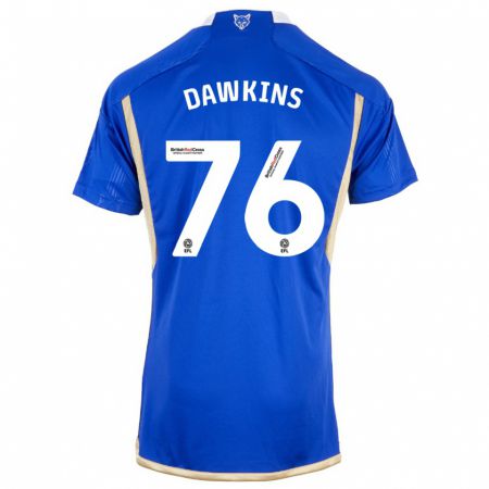 Kandiny Heren Kartell Dawkins #76 Koningsblauw Thuisshirt Thuistenue 2023/24 T-Shirt België