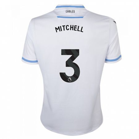 Kandiny Hombre Camiseta Tyrick Mitchell #3 Blanco 2ª Equipación 2023/24 La Camisa