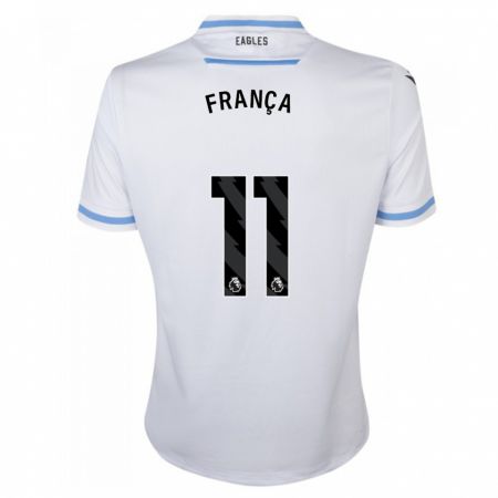 Kandiny Hombre Camiseta Matheus França #11 Blanco 2ª Equipación 2023/24 La Camisa