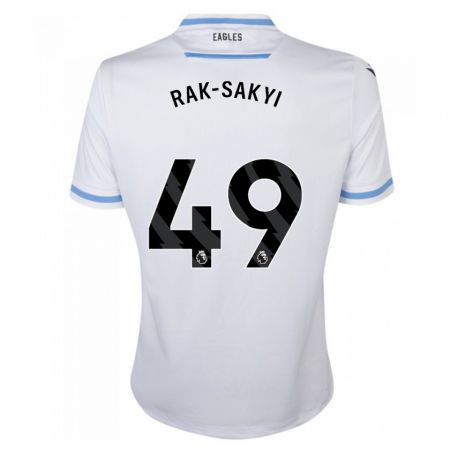 Kandiny Uomo Maglia Jesurun Rak-Sakyi #49 Bianco Kit Gara Away 2023/24 Maglietta