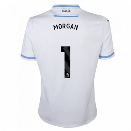 Kandiny Uomo Maglia Chloe Morgan #1 Bianco Kit Gara Away 2023/24 Maglietta