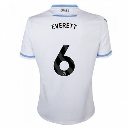 Kandiny Hombre Camiseta Aimee Everett #6 Blanco 2ª Equipación 2023/24 La Camisa