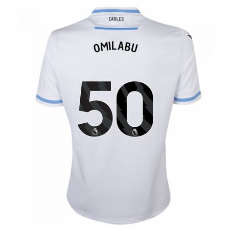 Kandiny Uomo Maglia David Omilabu #50 Bianco Kit Gara Away 2023/24 Maglietta