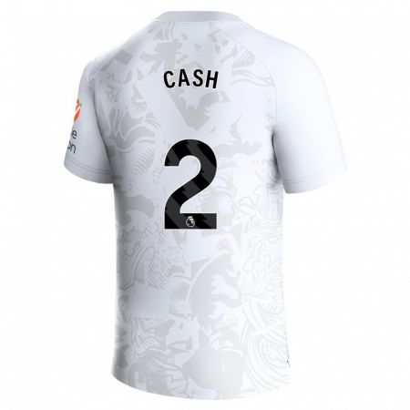 Kandiny Uomo Maglia Matty Cash #2 Bianco Kit Gara Away 2023/24 Maglietta