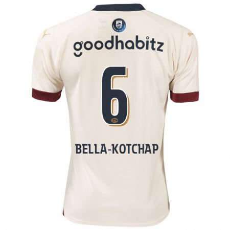 Kandiny Heren Armel Bella-Kotchap #6 Gebroken Wit Uitshirt Uittenue 2023/24 T-Shirt België