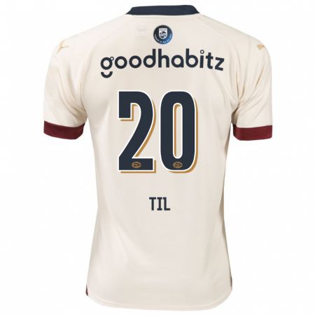 Kandiny Uomo Maglia Guus Til #20 Bianco Blu Kit Gara Away 2023/24 Maglietta