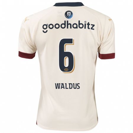 Kandiny Uomo Maglia Maruschka Waldus #6 Bianco Blu Kit Gara Away 2023/24 Maglietta