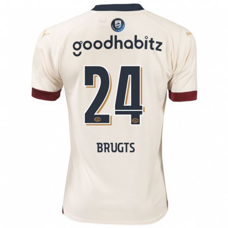 Kandiny Uomo Maglia Esmee Brugts #24 Bianco Blu Kit Gara Away 2023/24 Maglietta