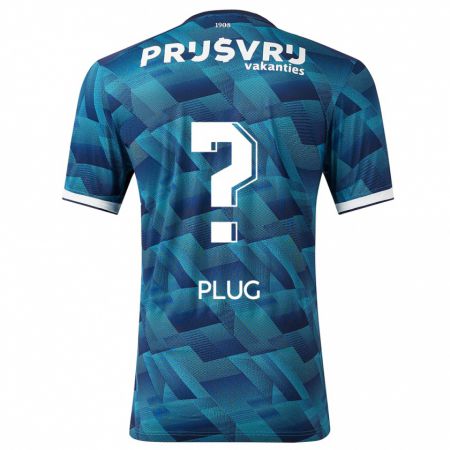 Kandiny Uomo Maglia Jan Plug #0 Blu Kit Gara Away 2023/24 Maglietta