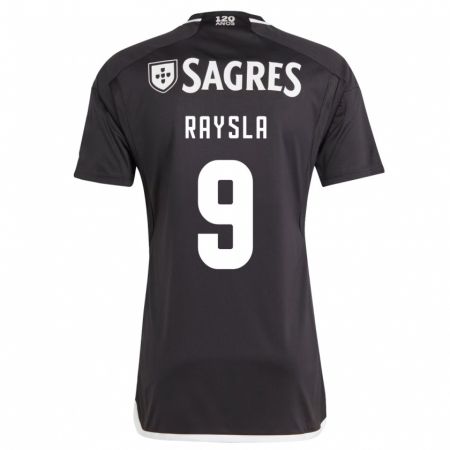 Kandiny Hombre Camiseta Nycole Raysla #9 Negro 2ª Equipación 2023/24 La Camisa