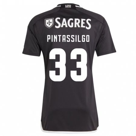 Kandiny Hombre Camiseta Lara Pintassilgo #33 Negro 2ª Equipación 2023/24 La Camisa