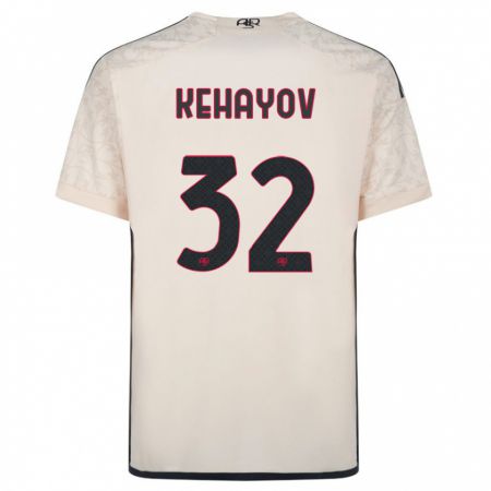 Kandiny Hombre Camiseta Atanas Kehayov #32 Blanquecino 2ª Equipación 2023/24 La Camisa