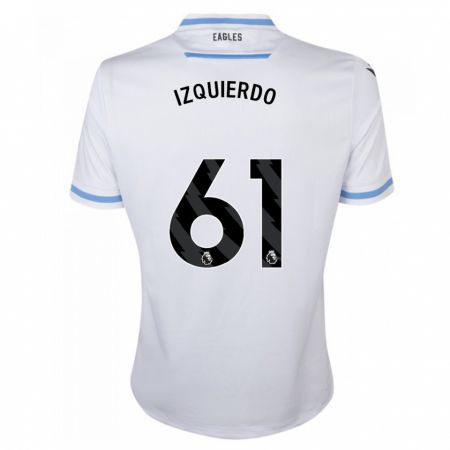 Kandiny Mujer Camiseta Jackson Izquierdo #61 Blanco 2ª Equipación 2023/24 La Camisa