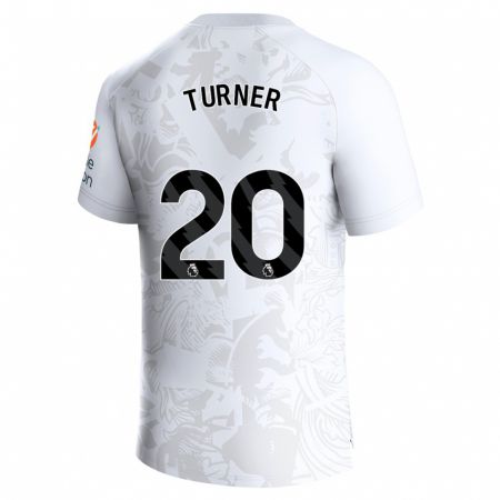 Kandiny Donna Maglia Danielle Turner #20 Bianco Kit Gara Away 2023/24 Maglietta