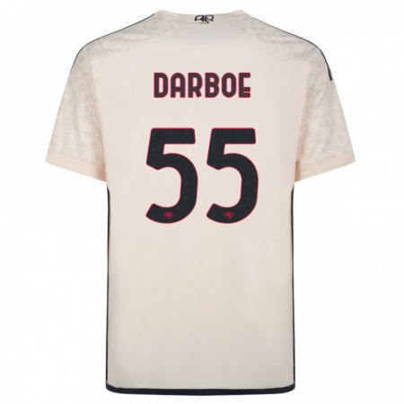 Kandiny Damen Ebrima Darboe #55 Cremefarben Auswärtstrikot Trikot 2023/24 T-Shirt Österreich