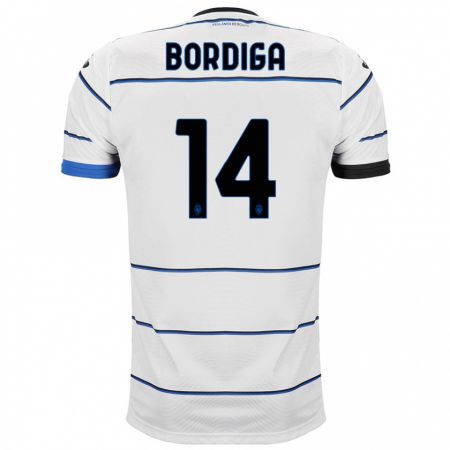 Kandiny Donna Maglia Michele Bordiga #14 Bianco Kit Gara Away 2023/24 Maglietta