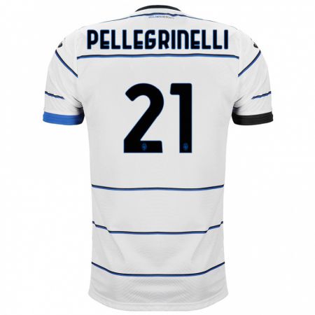 Kandiny Donna Maglia Giorgia Pellegrinelli #21 Bianco Kit Gara Away 2023/24 Maglietta