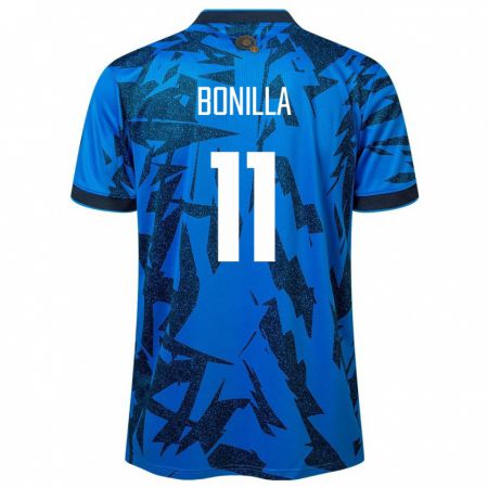 Kandiny Bambino Maglia El Salvador Jarell Bonilla #11 Blu Kit Gara Home 24-26 Maglietta