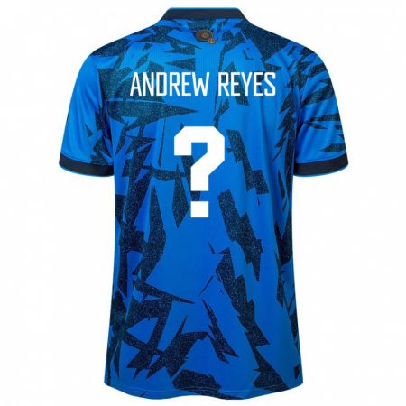 Kandiny Kinderen El Salvador Andrew Reyes #0 Blauw Thuisshirt Thuistenue 24-26 T-Shirt België