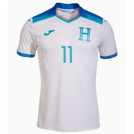 Kandiny Kinder Honduras Darixon Vuelto #11 Weiß Heimtrikot Trikot 24-26 T-Shirt Österreich