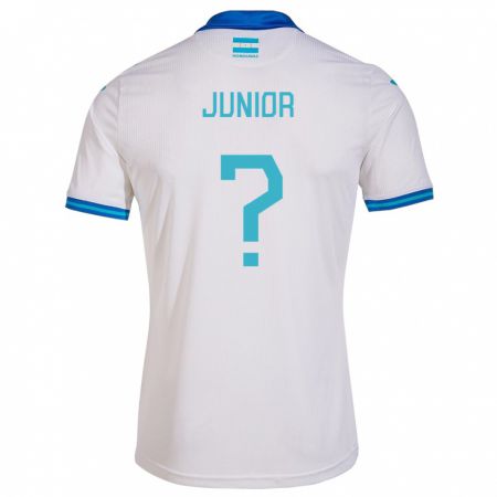 Kandiny Niño Camiseta Honduras Junior Mejía #0 Blanco 1ª Equipación 24-26 La Camisa México