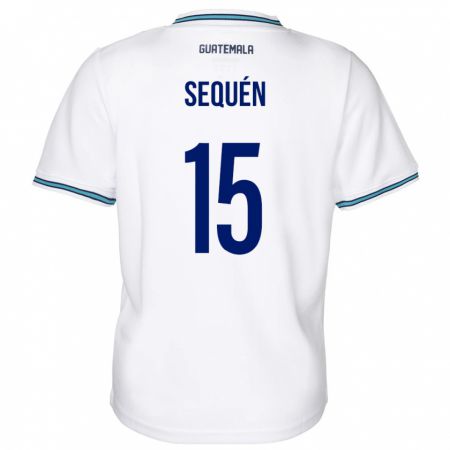 Kandiny Kinder Guatemala Marlon Sequén #15 Weiß Heimtrikot Trikot 24-26 T-Shirt Österreich