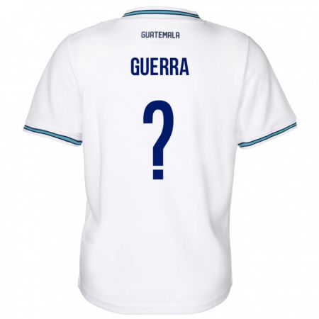 Kandiny Kinder Guatemala Decarlo Guerra #0 Weiß Heimtrikot Trikot 24-26 T-Shirt Österreich