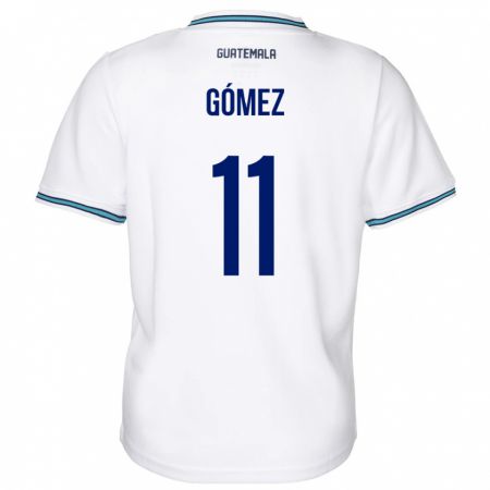 Kandiny Kinder Guatemala Savianna Gómez #11 Weiß Heimtrikot Trikot 24-26 T-Shirt Österreich