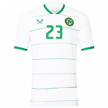 Kandiny Niño Camiseta Irlanda Sophie Whitehouse #23 Blanco 2ª Equipación 24-26 La Camisa