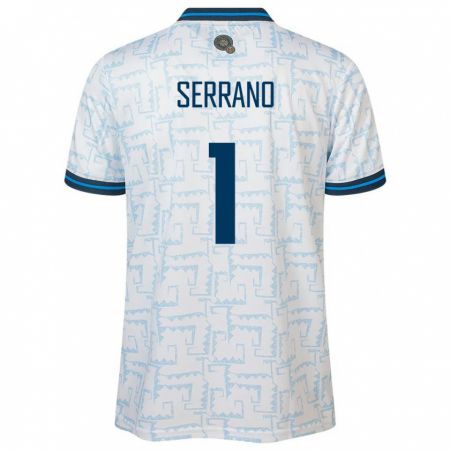 Kandiny Bambino Maglia El Salvador Idalia Serrano #1 Bianco Kit Gara Away 24-26 Maglietta